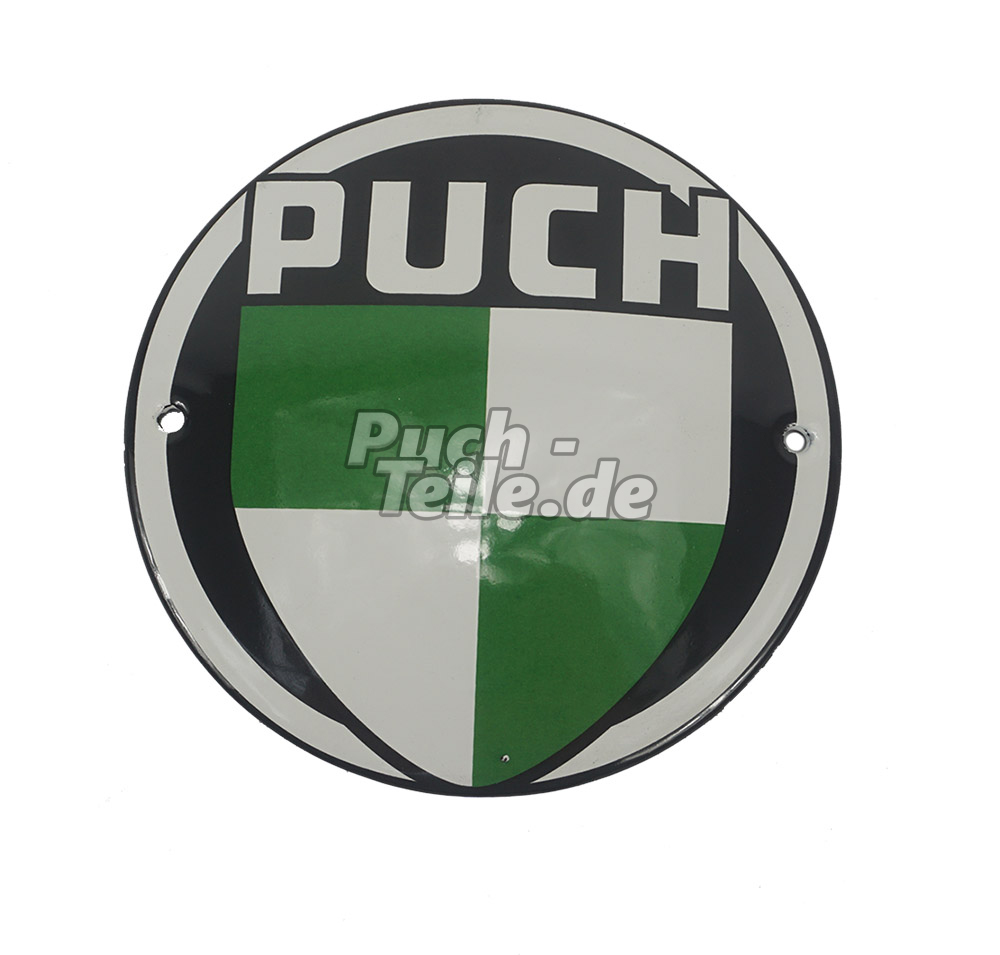 Puch-Logo Schmelz-Schild 100mm