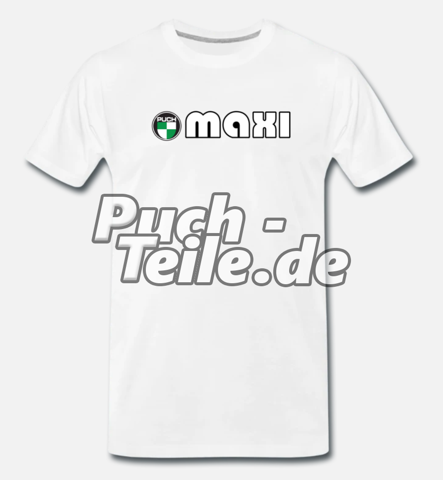 Puch T-Shirt maxi weiß